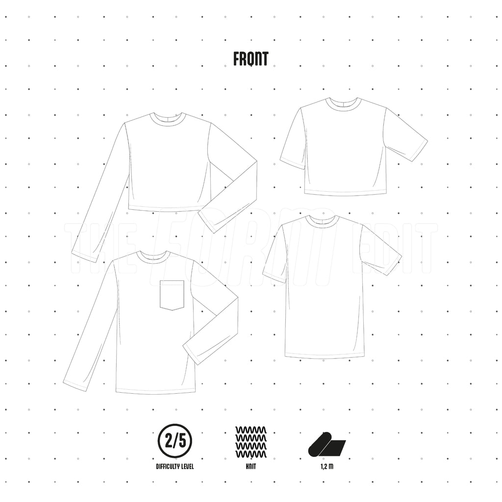 TSHIRT001 - T-Shirt 4 en 1 au fit parfait