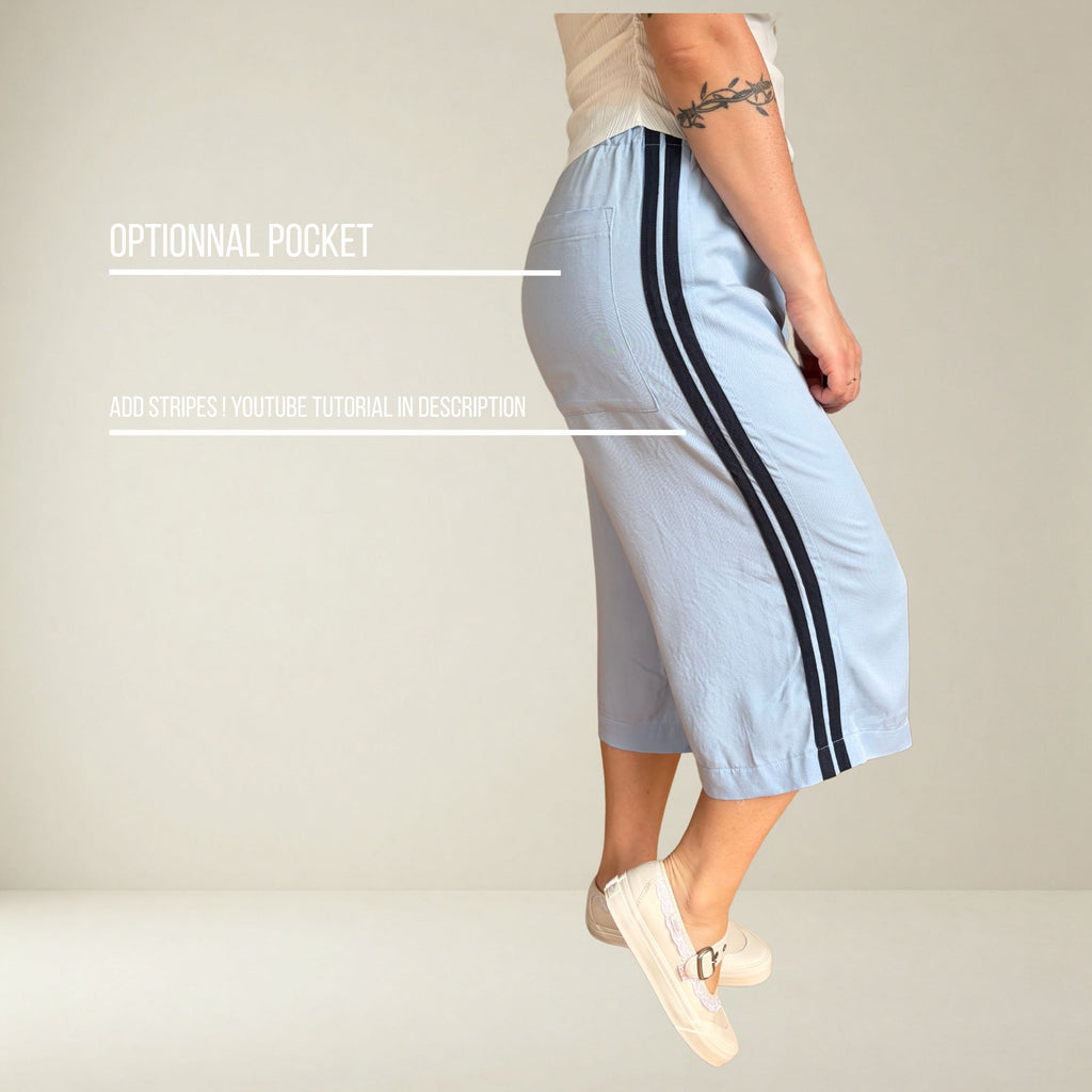 PT003 - Pantalones 3 en 1 con nudo en la cintura