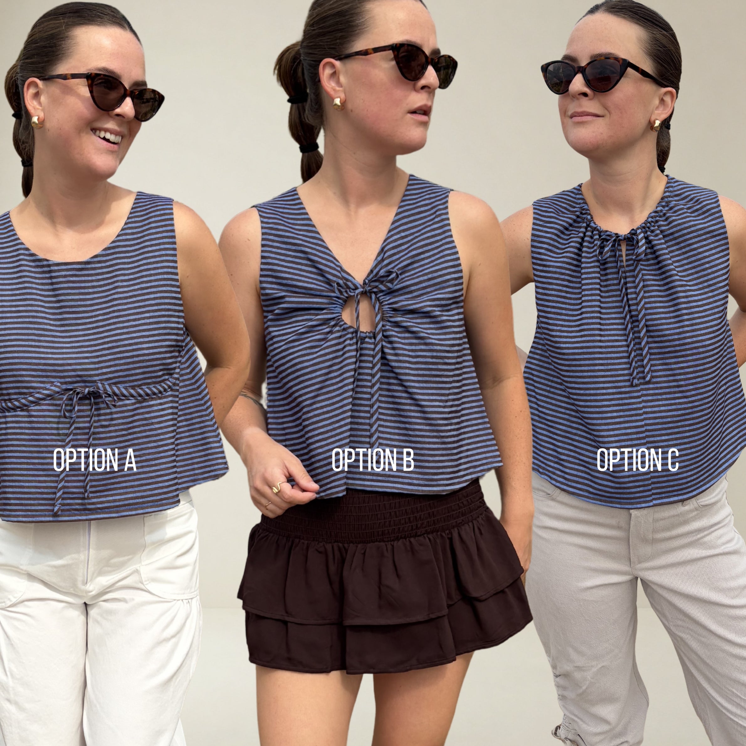 BUNDLE001 - Trio de hauts et robes sans manches